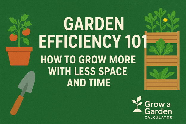 🌿 Garden Efficiency 101: How to Grow More with Less Space and Time