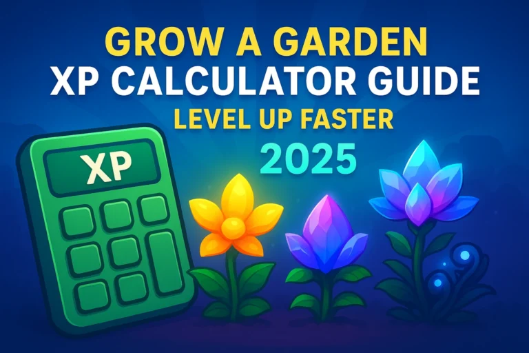 Grow a Garden XP Calculator Guide 2025: Level Up Faster With Smart Progression Planning