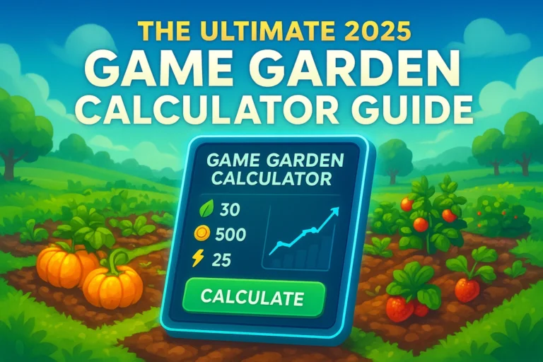 Maximize Your Game Garden in 2025: Tips, Tricks, and Calculator Strategies