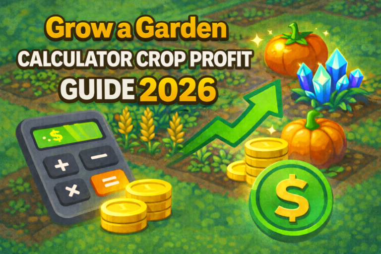 Grow a Garden Calculator Crop Profit : Best High-Value Crops to Plant in 2026