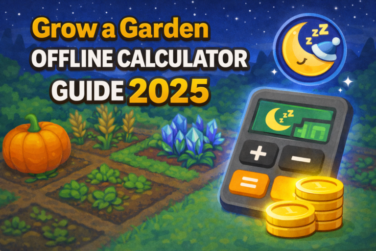 Grow a Garden Offline Calculator Guide 2026: Best AFK Farming Strategies for Maximum Rewards