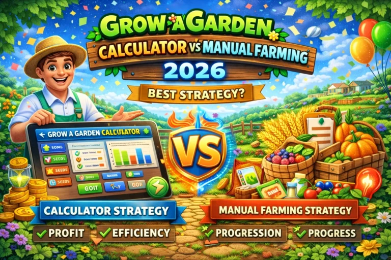 Grow a Garden Calculator vs Manual Farming 2026: Which Strategy Wins?